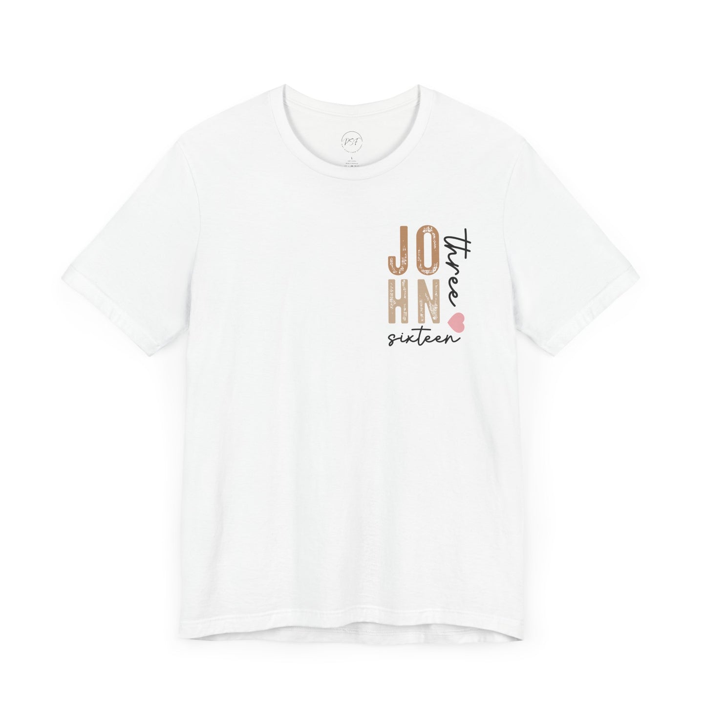 Dual Sided John 3:16 Tee