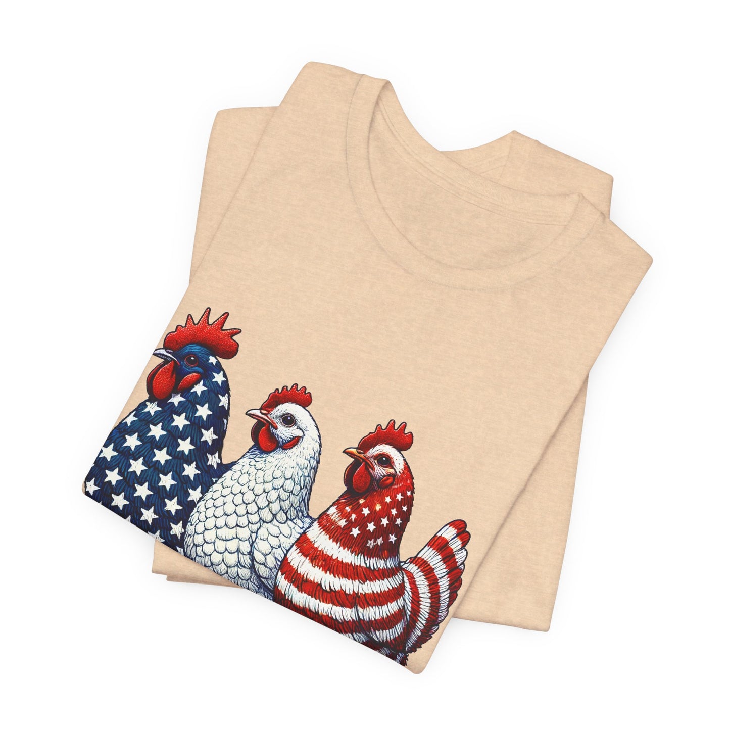 Patriotic Chicken Tee