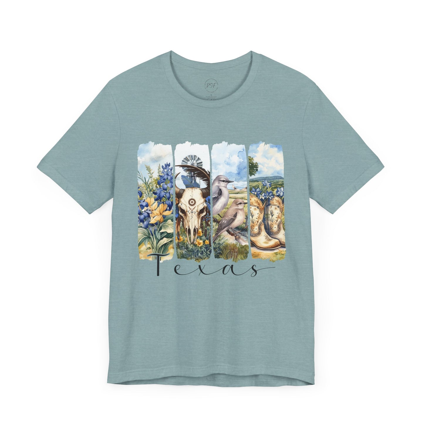 Texas Scenic Brushstroke Tee