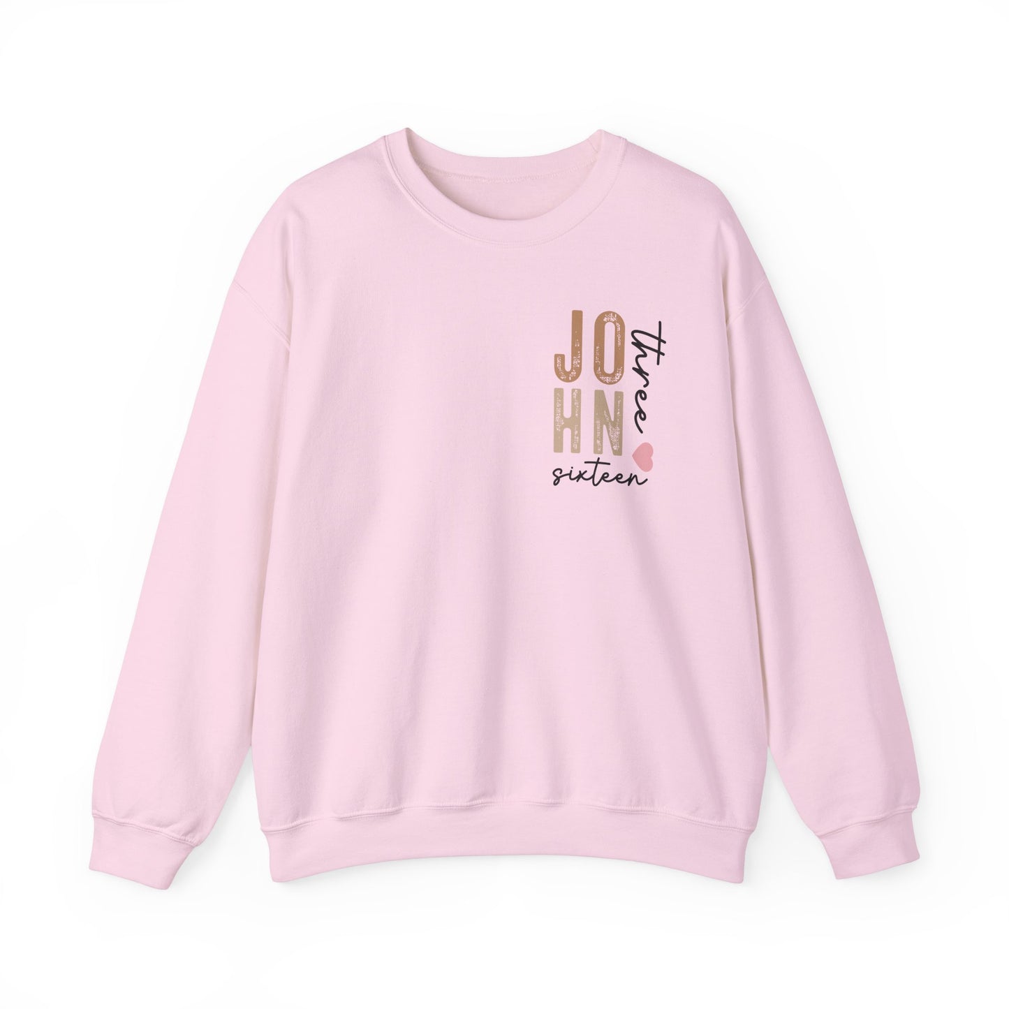 Dual Sided John 3:16 Crewneck Sweatshirt