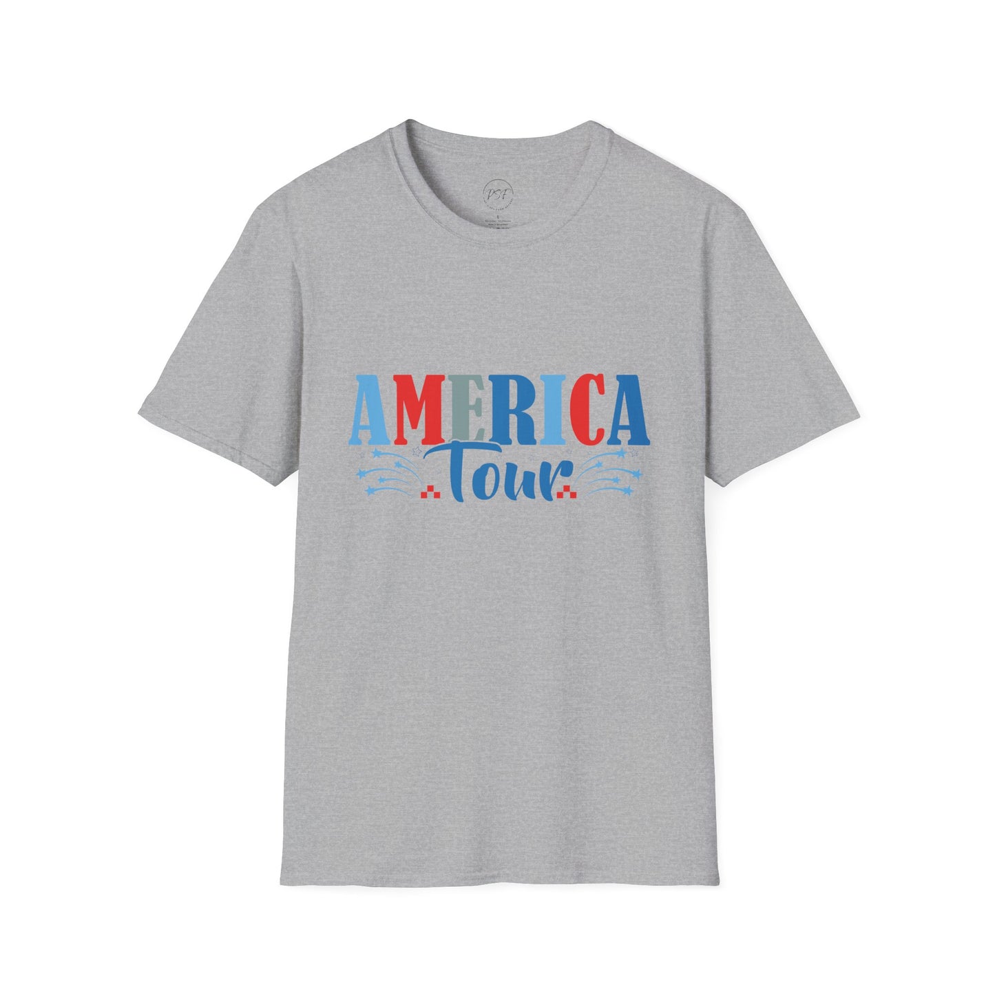America Tour Graphic Tee - Dual Sided Print