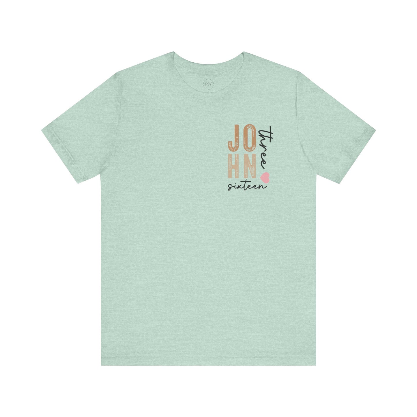 Dual Sided John 3:16 Tee