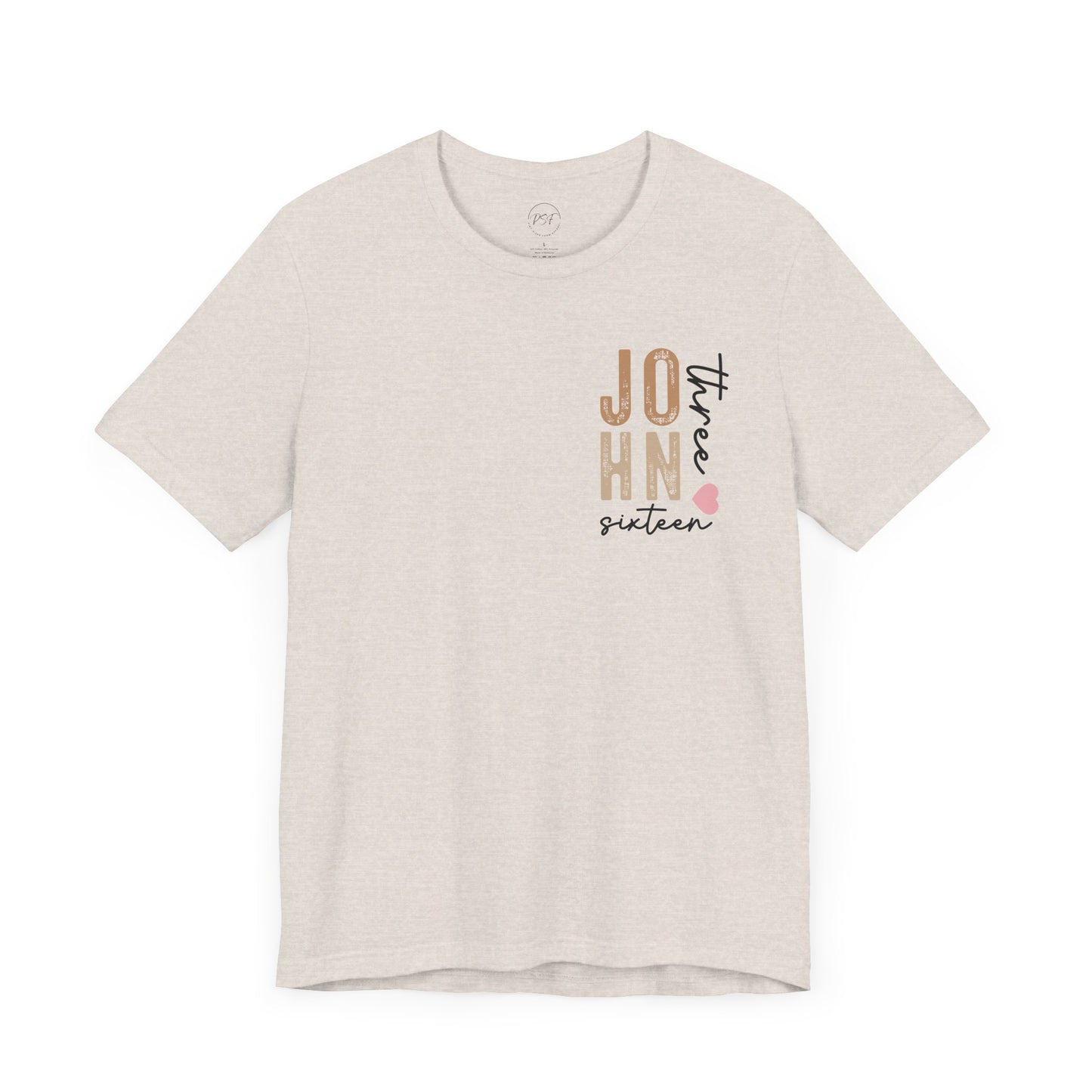 Dual Sided John 3:16 Tee
