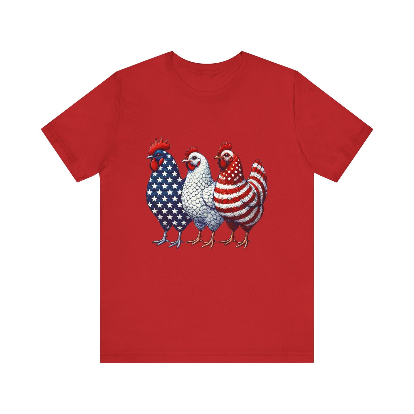 Patriotic Chicken Tee
