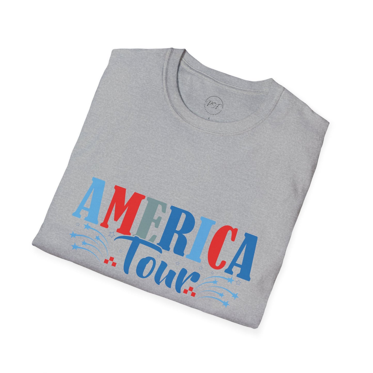 America Tour Graphic Tee - Dual Sided Print
