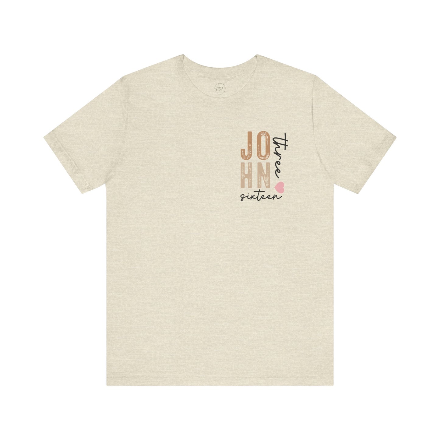Dual Sided John 3:16 Tee