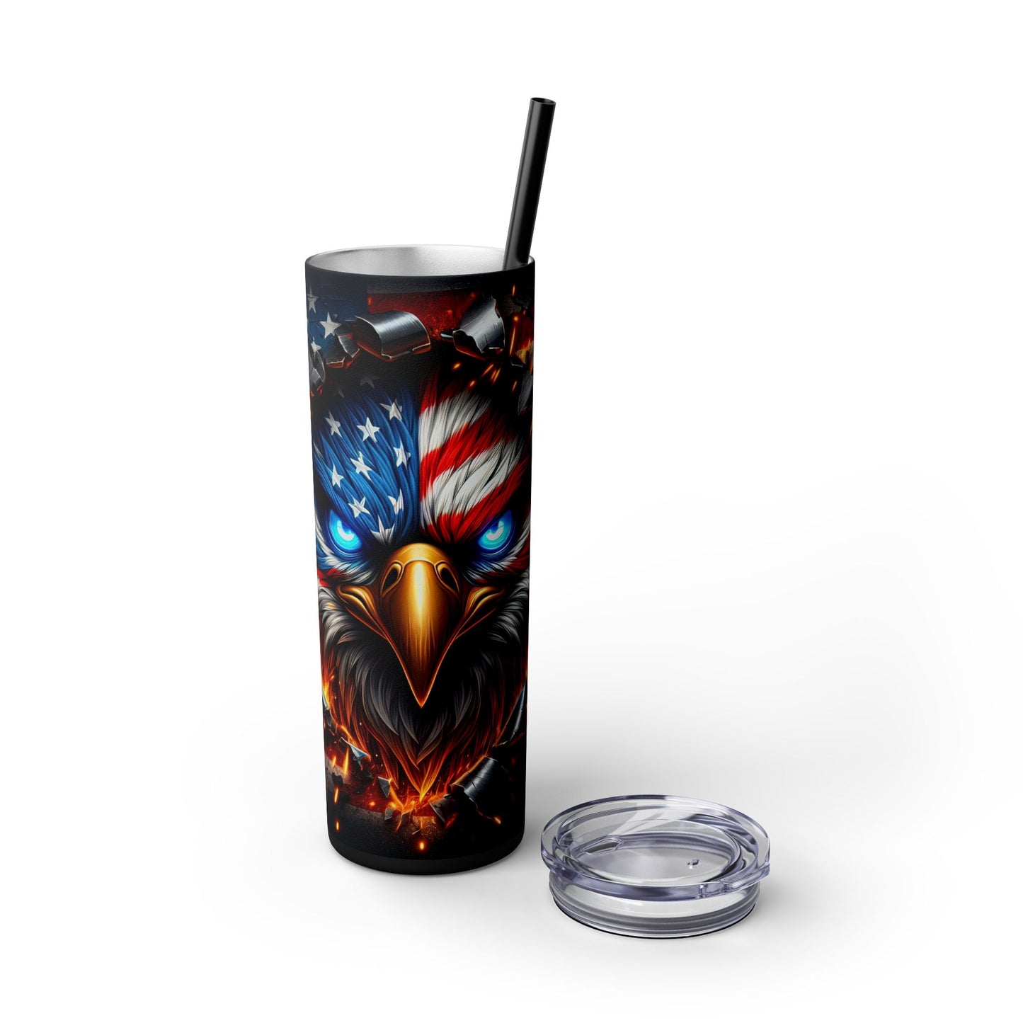Patriotic Eagle Tumbler