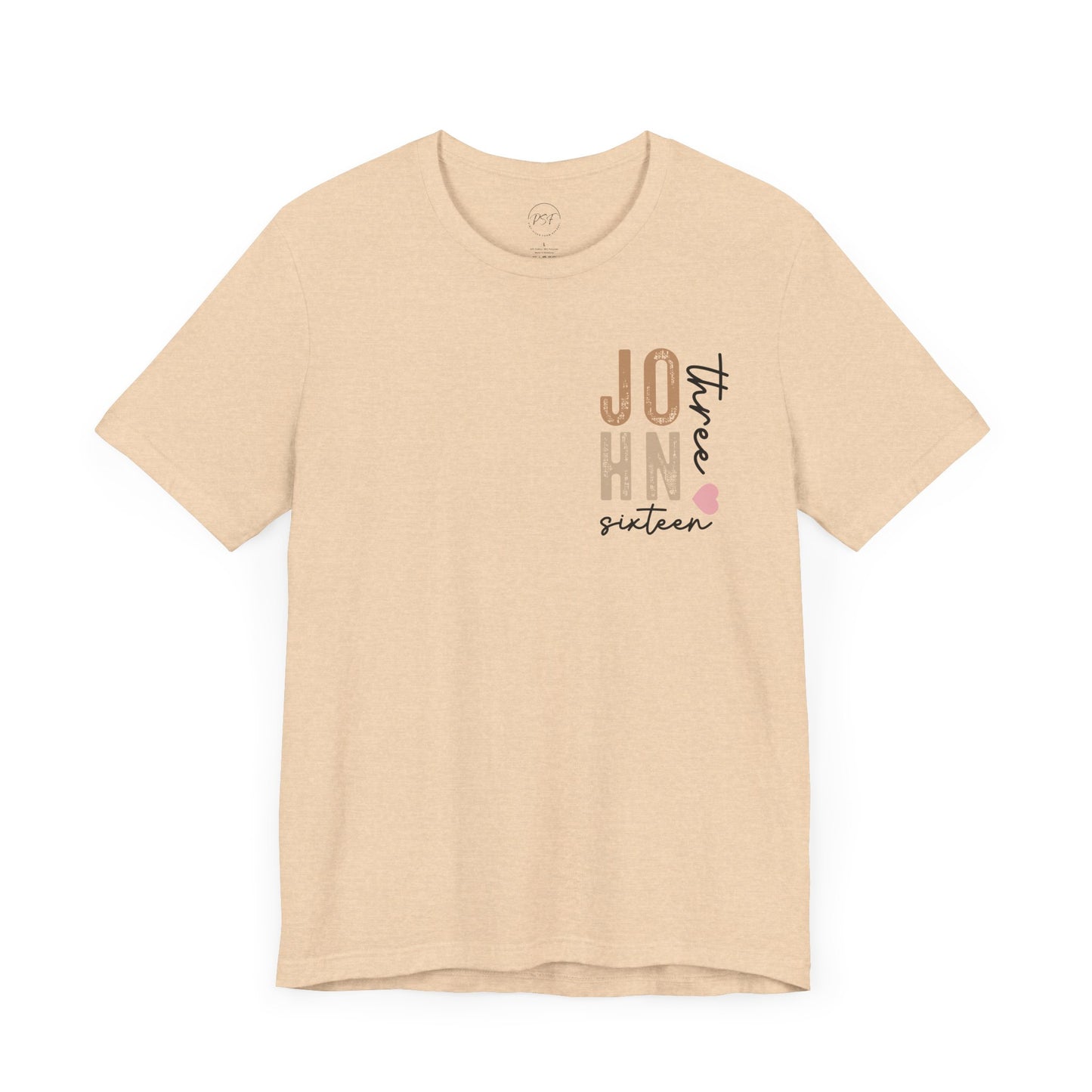 Dual Sided John 3:16 Tee