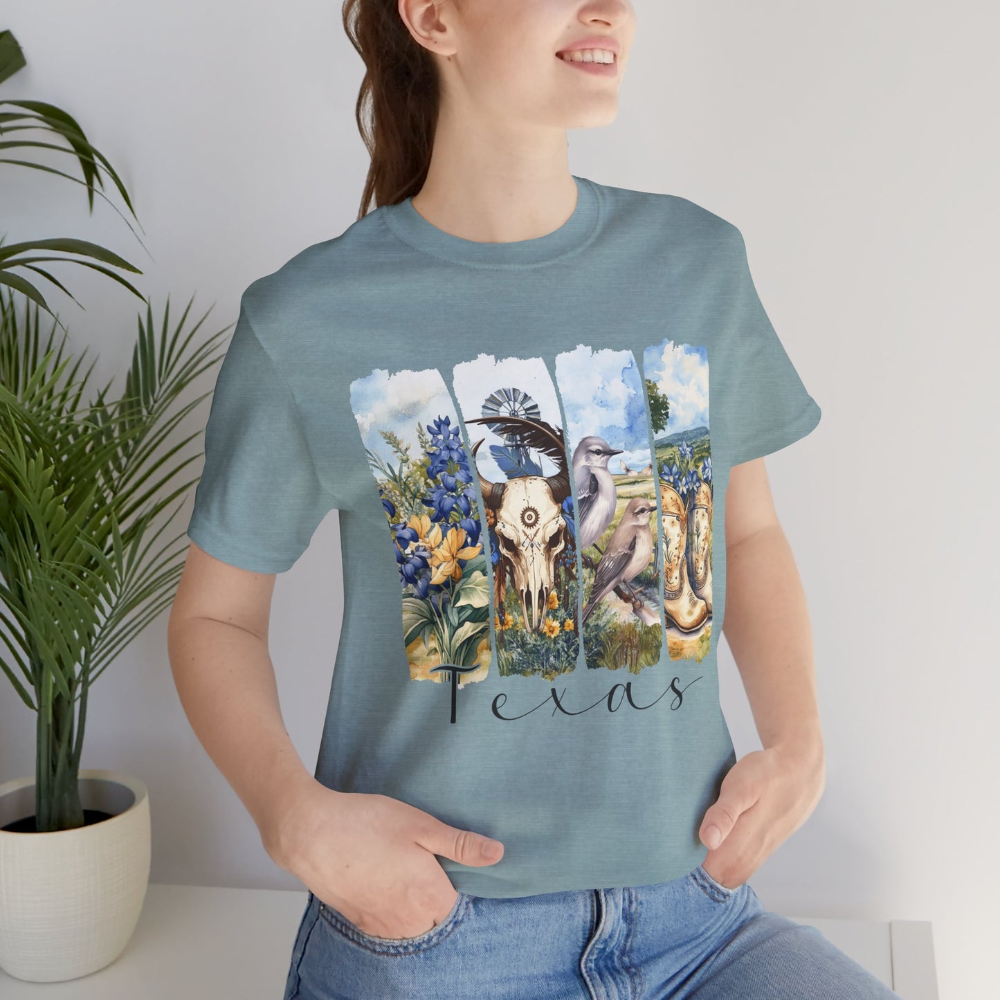 Texas Scenic Brushstroke Tee