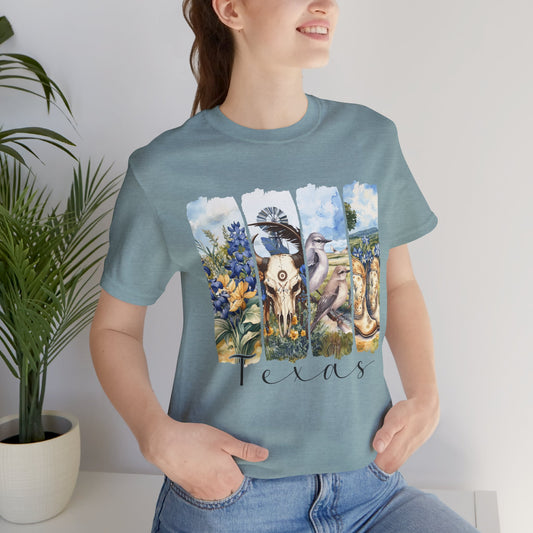 Texas Scenic Brushstroke Tee