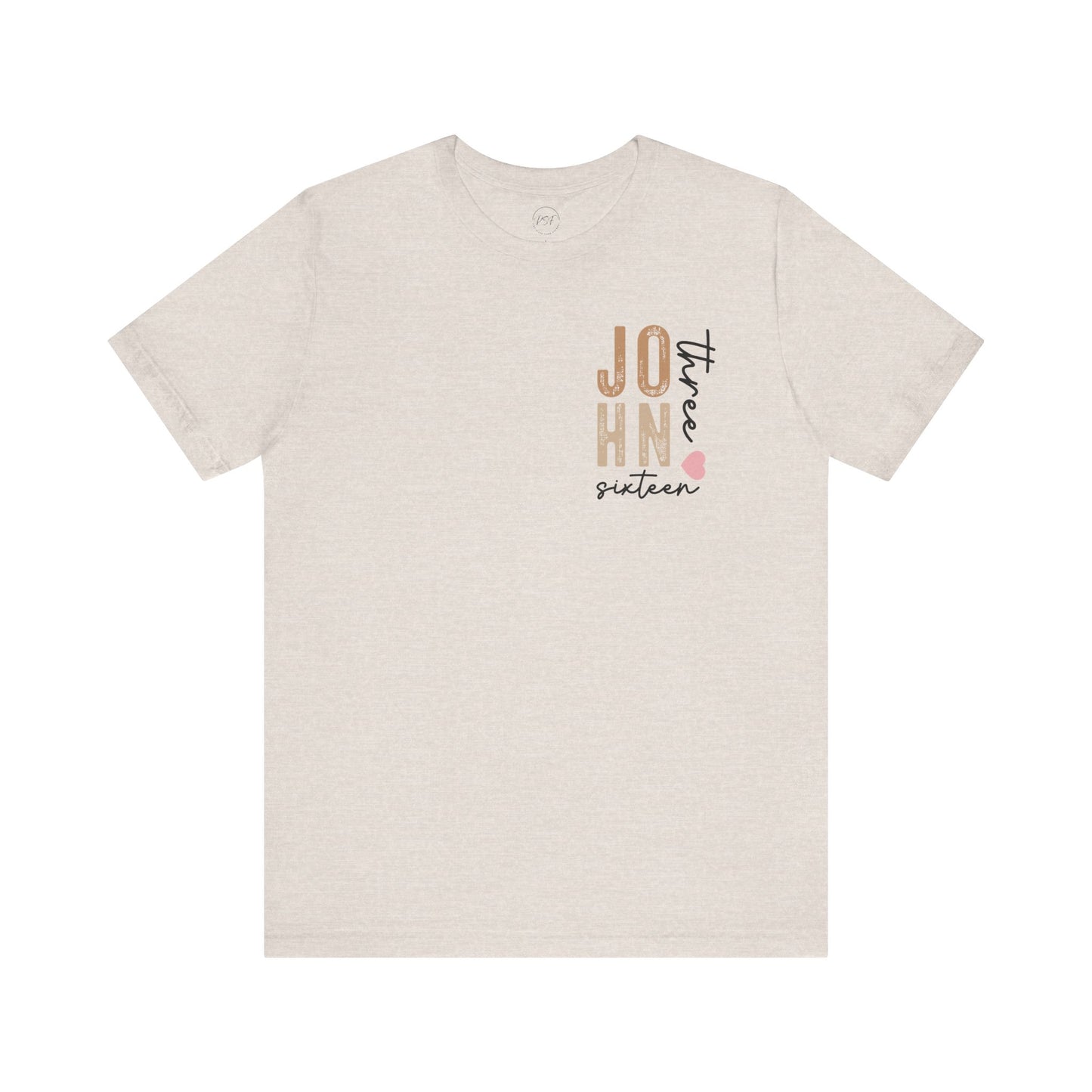 Dual Sided John 3:16 Tee