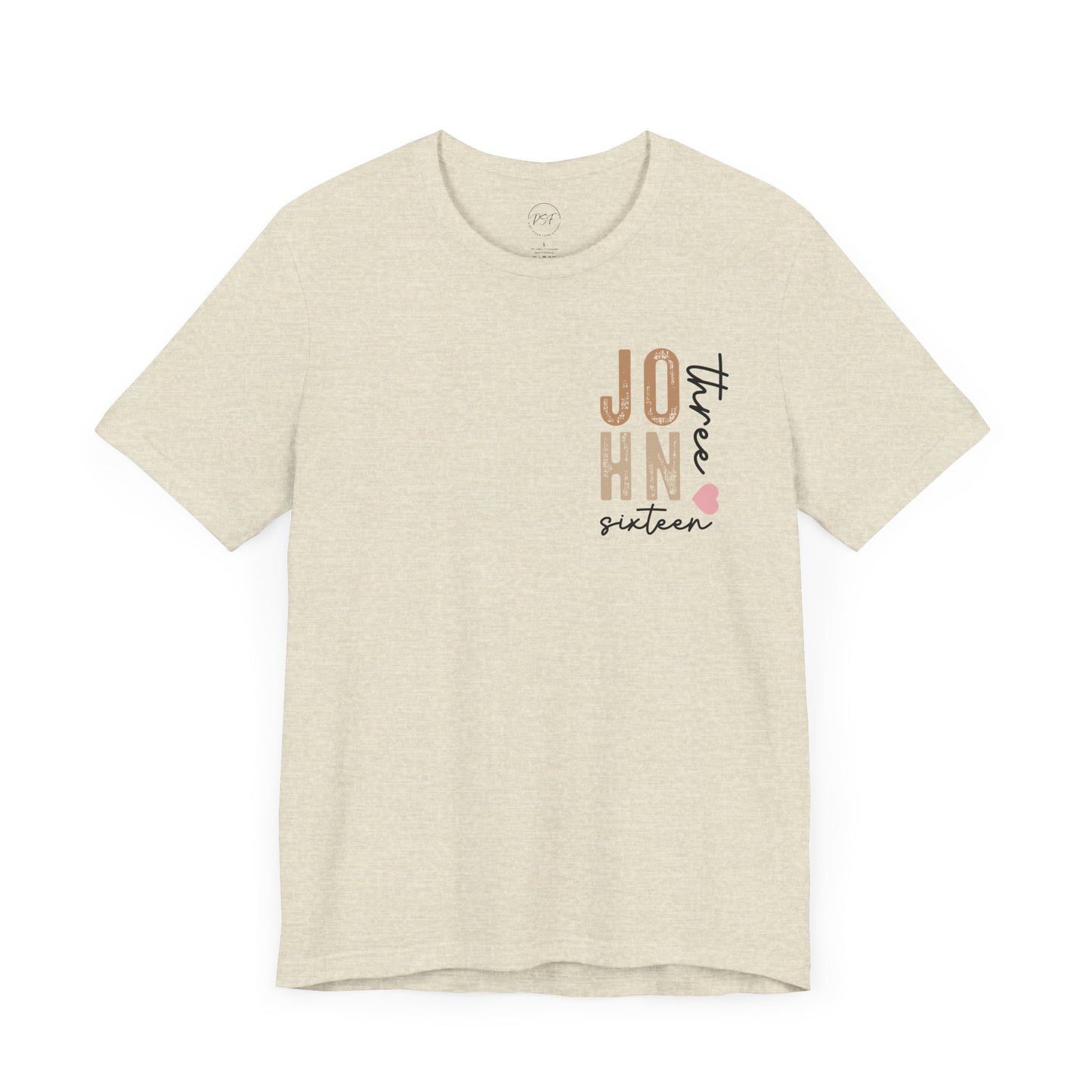 Dual Sided John 3:16 Tee