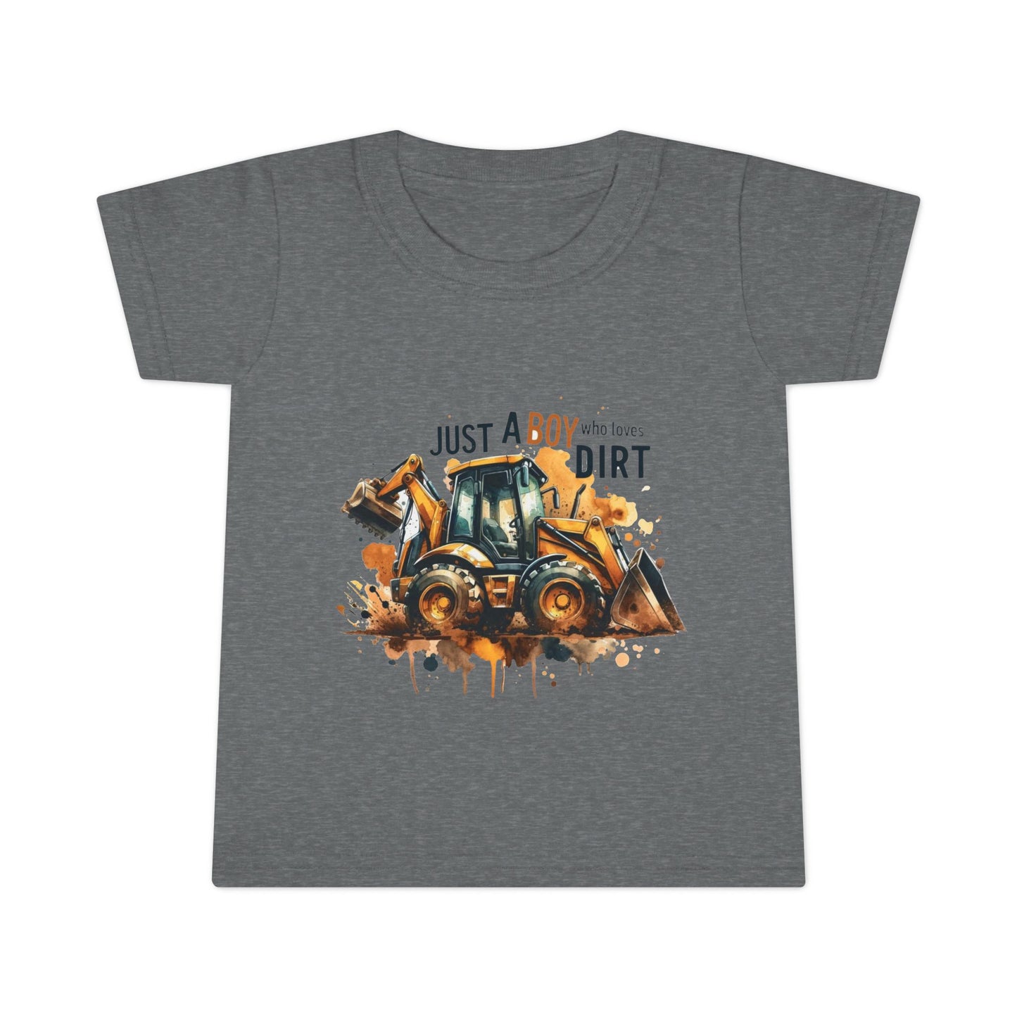 Just a Boy Who Loves Dirt Toddler Tee
