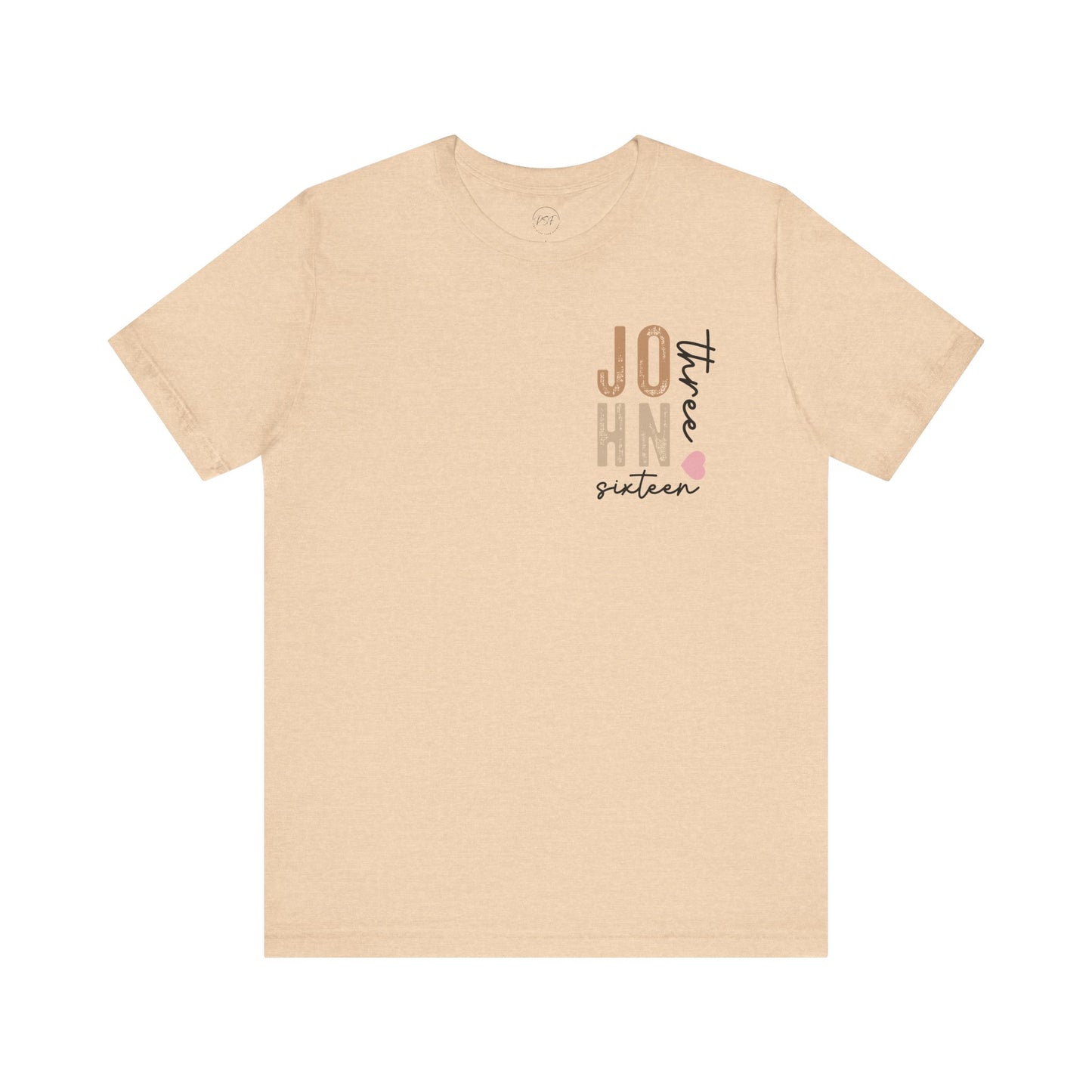 Dual Sided John 3:16 Tee