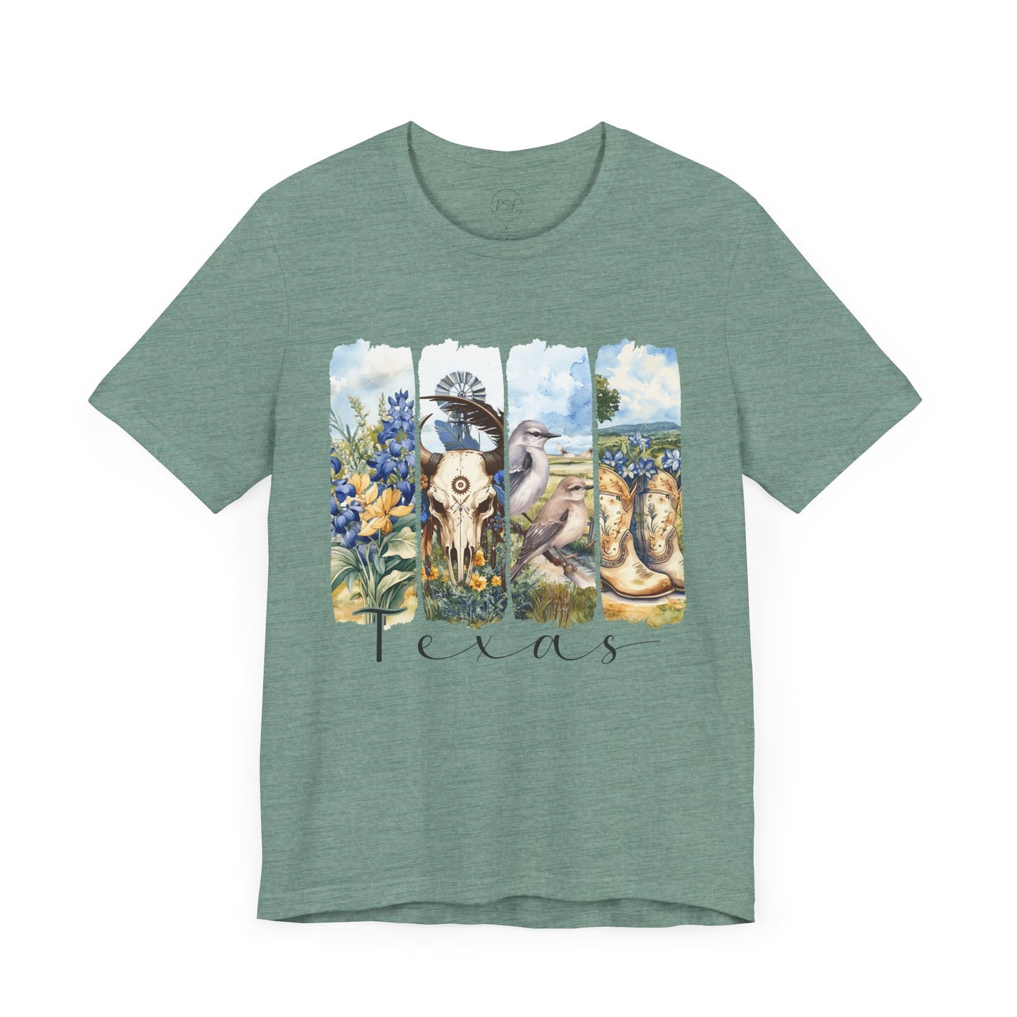 Texas Scenic Brushstroke Tee
