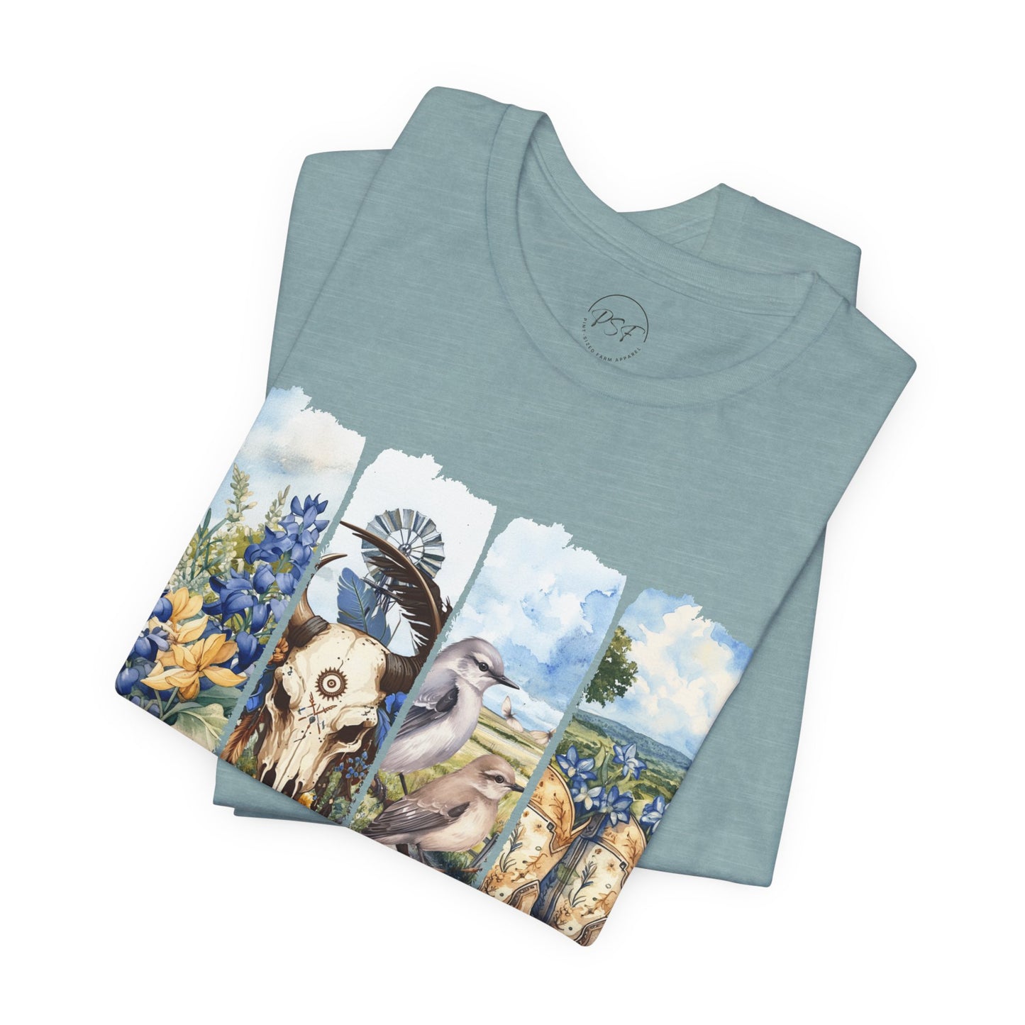 Texas Scenic Brushstroke Tee