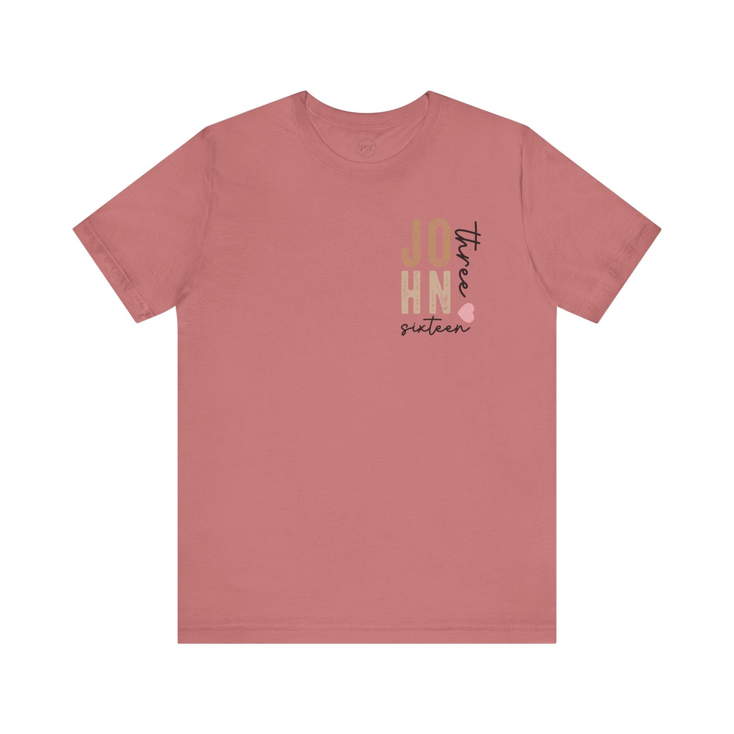 Dual Sided John 3:16 Tee
