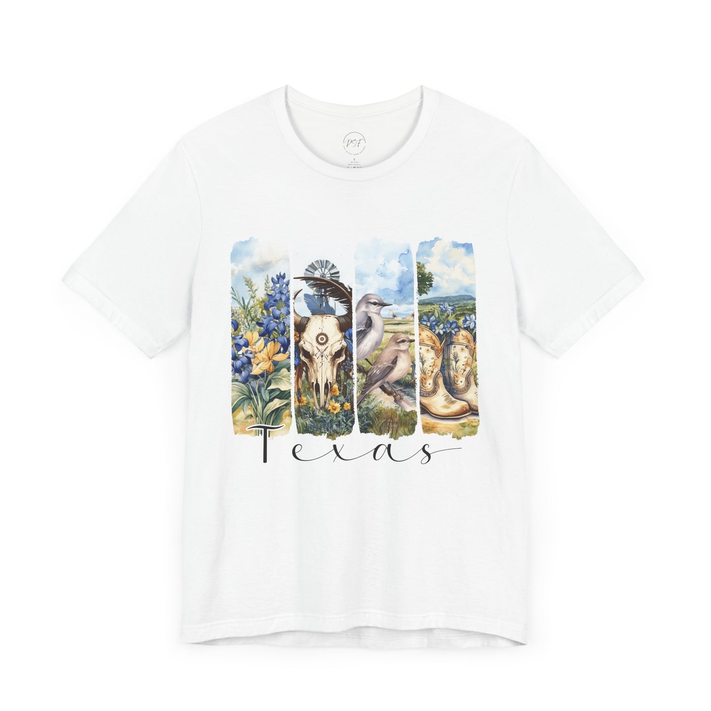 Texas Scenic Brushstroke Tee