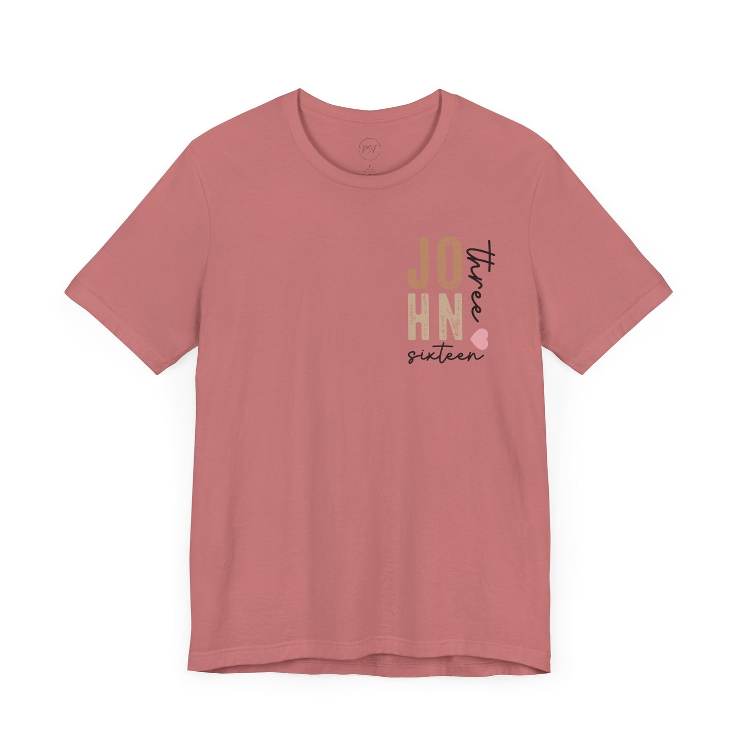 Dual Sided John 3:16 Tee