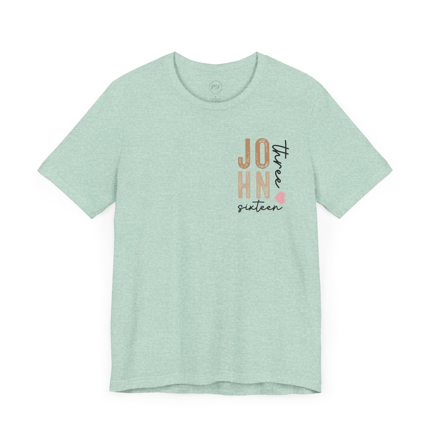 Dual Sided John 3:16 Tee