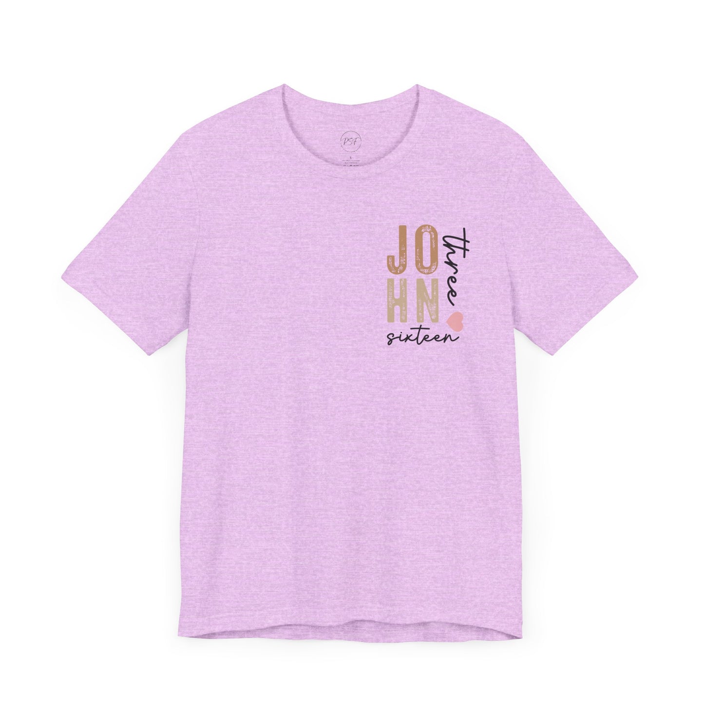 Dual Sided John 3:16 Tee