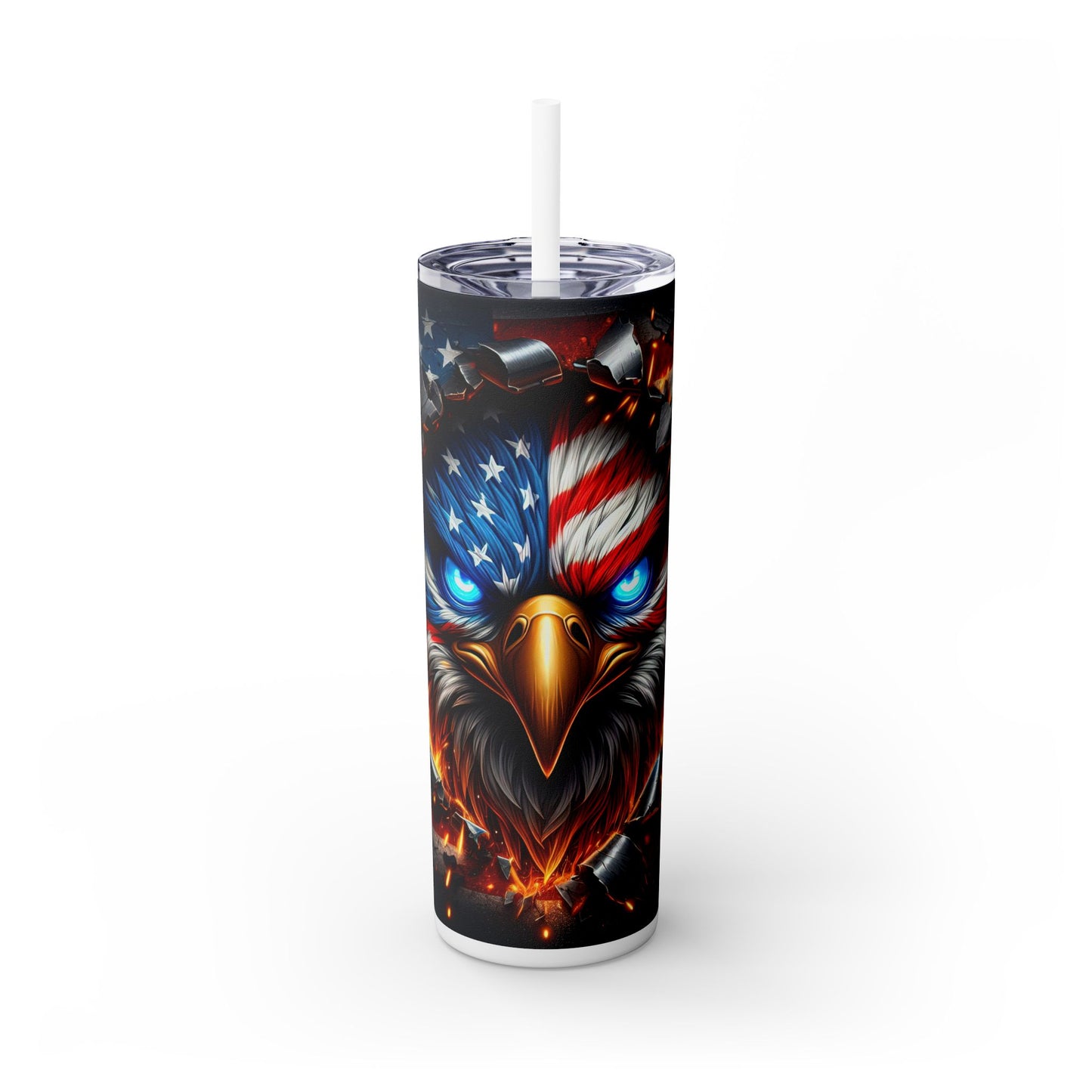 Patriotic Eagle Tumbler
