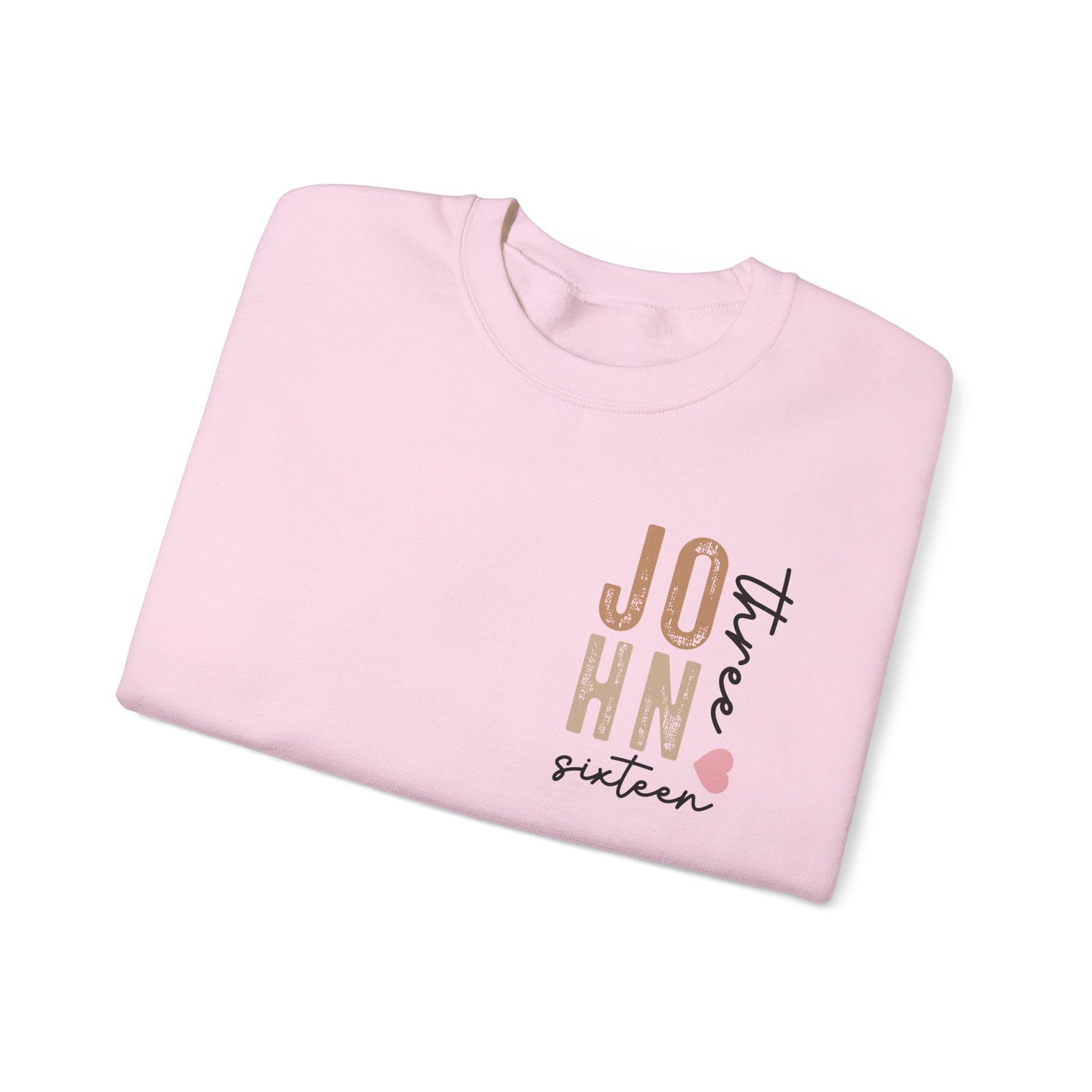 Dual Sided John 3:16 Crewneck Sweatshirt