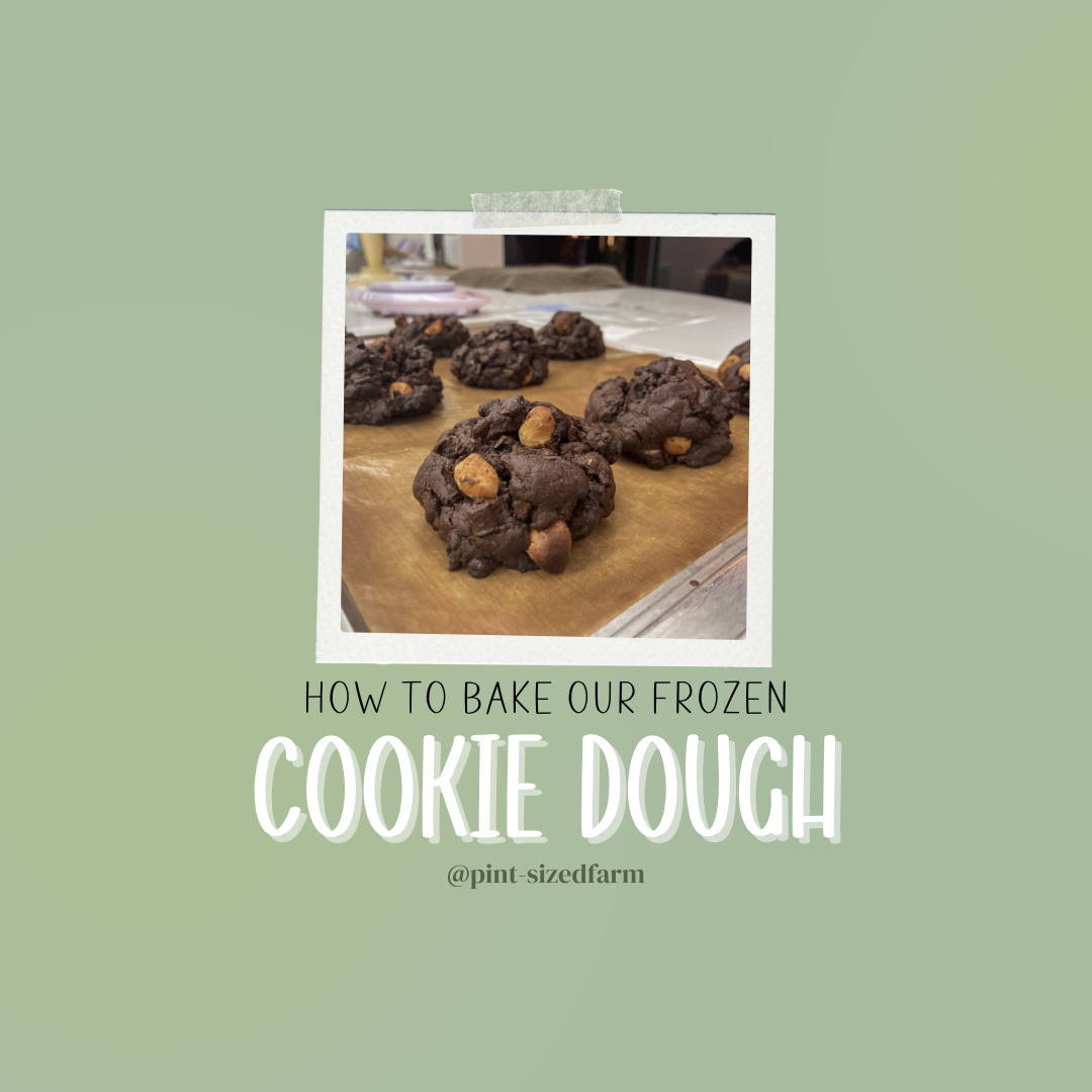 HOW TO for our Frozen Cookie Dough (tubs)