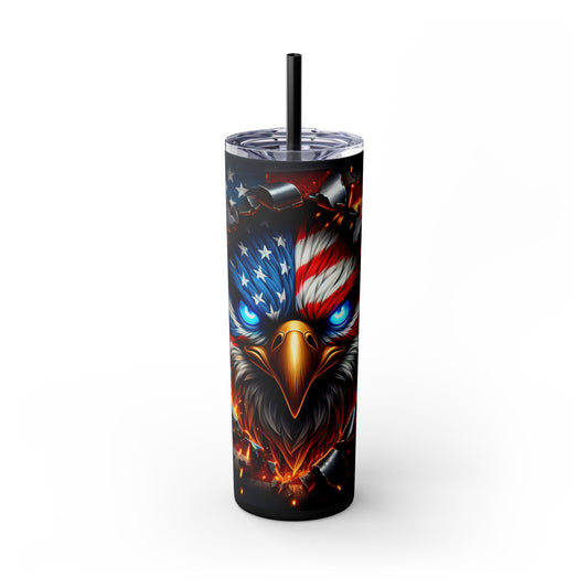 Patriotic Eagle Tumbler