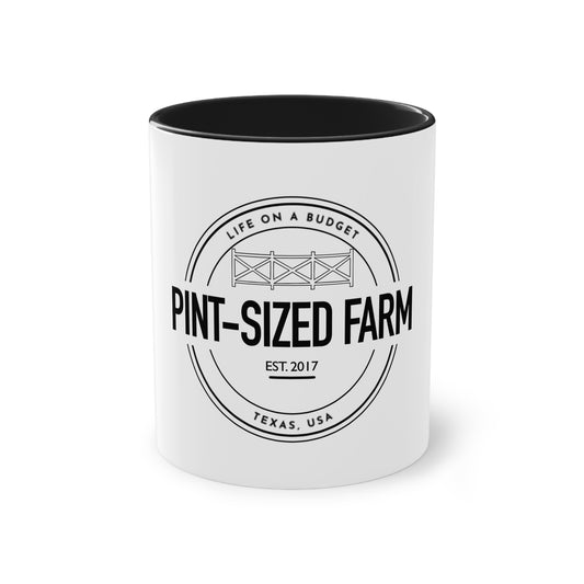 Pint-Sized Farm Two-Tone Coffee Mug