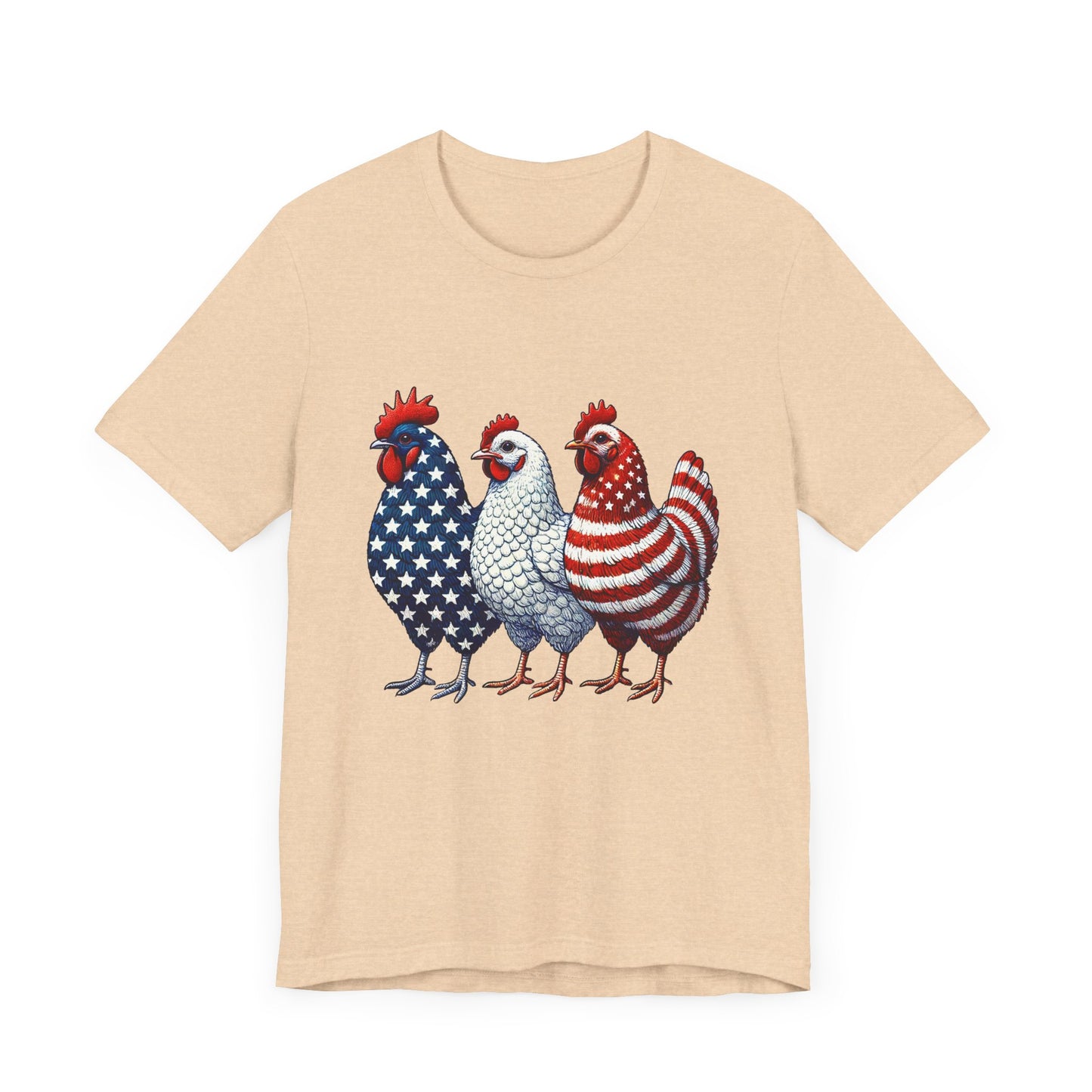 Patriotic Chicken Tee