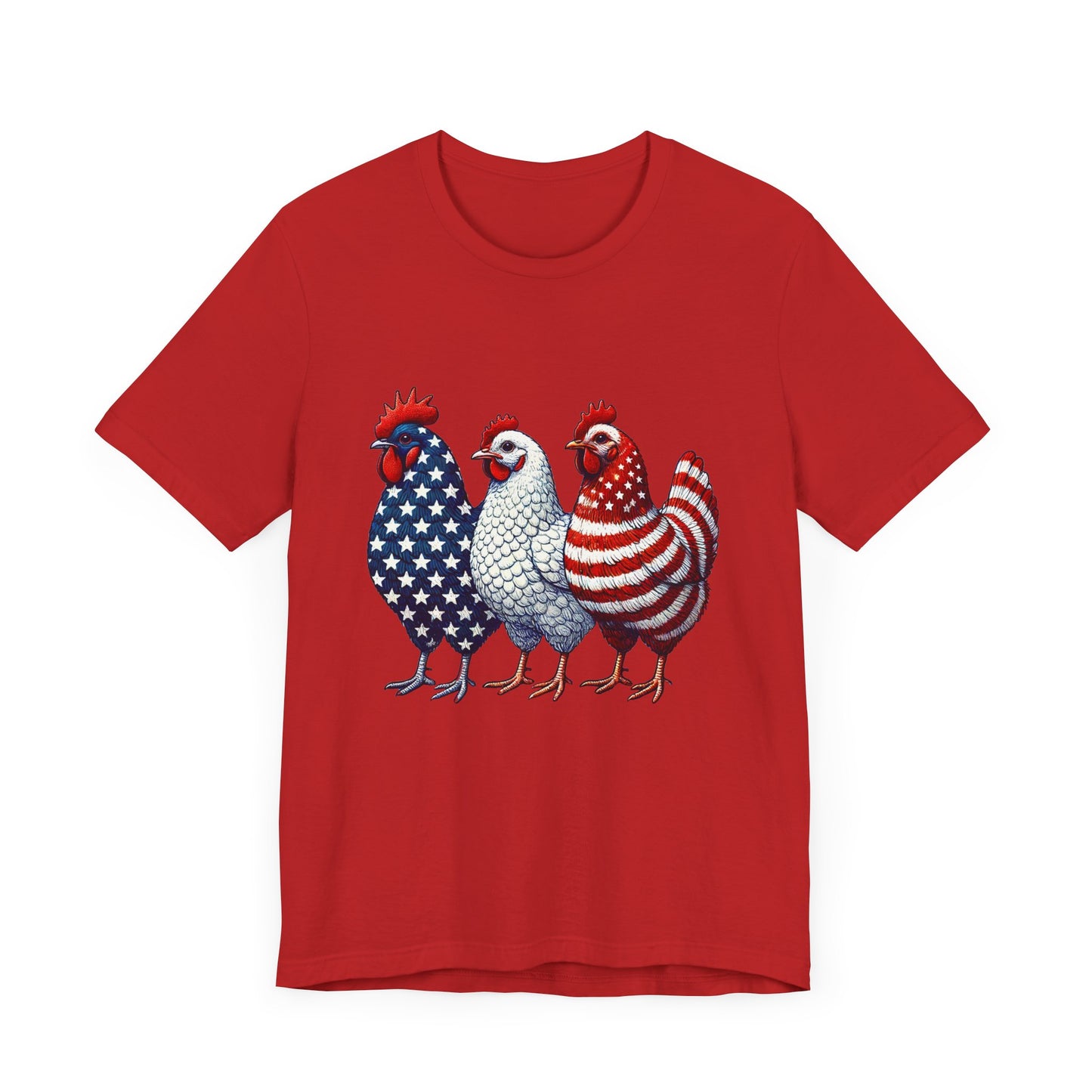 Patriotic Chicken Tee