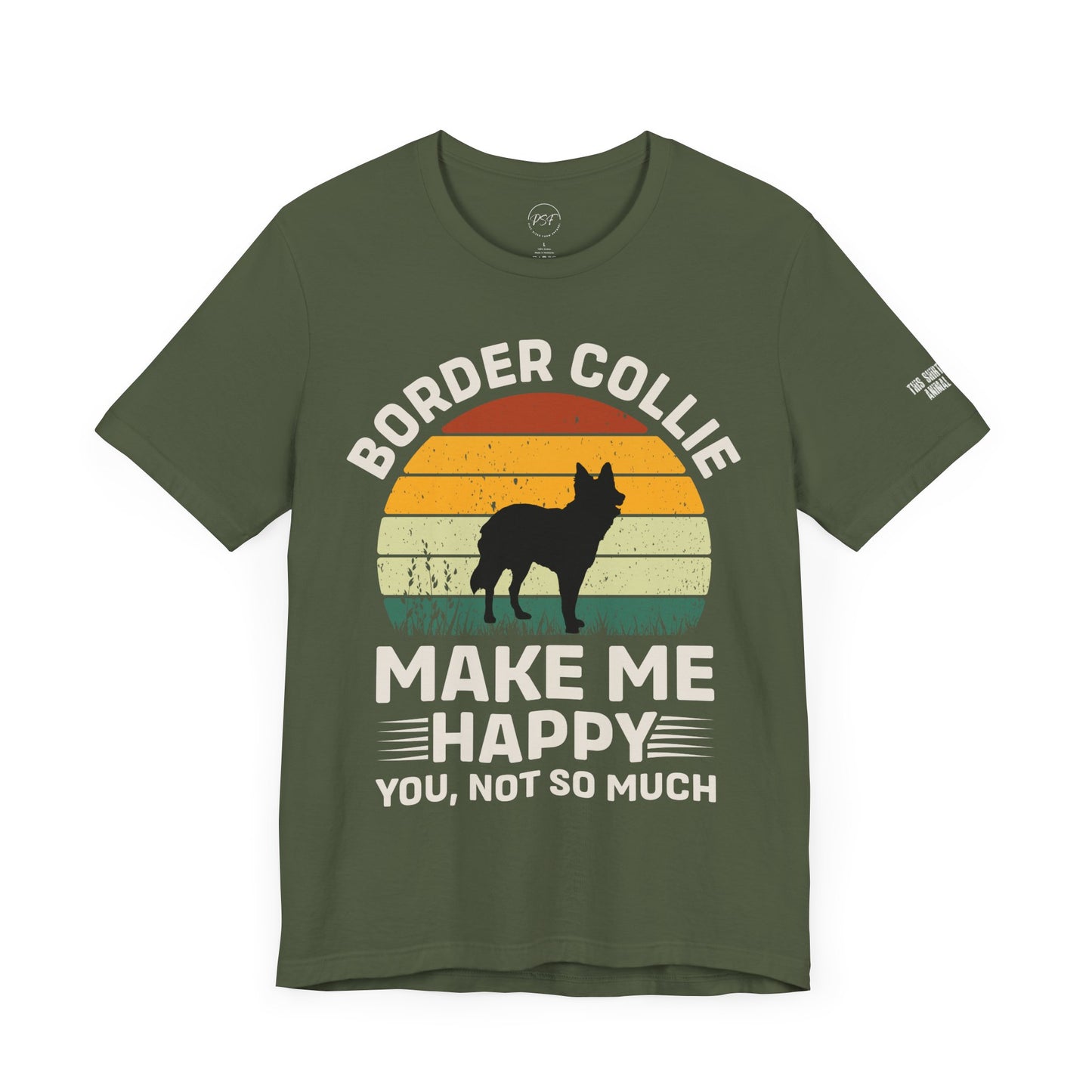 Border Collie Make Me Happy [Charity Tee]