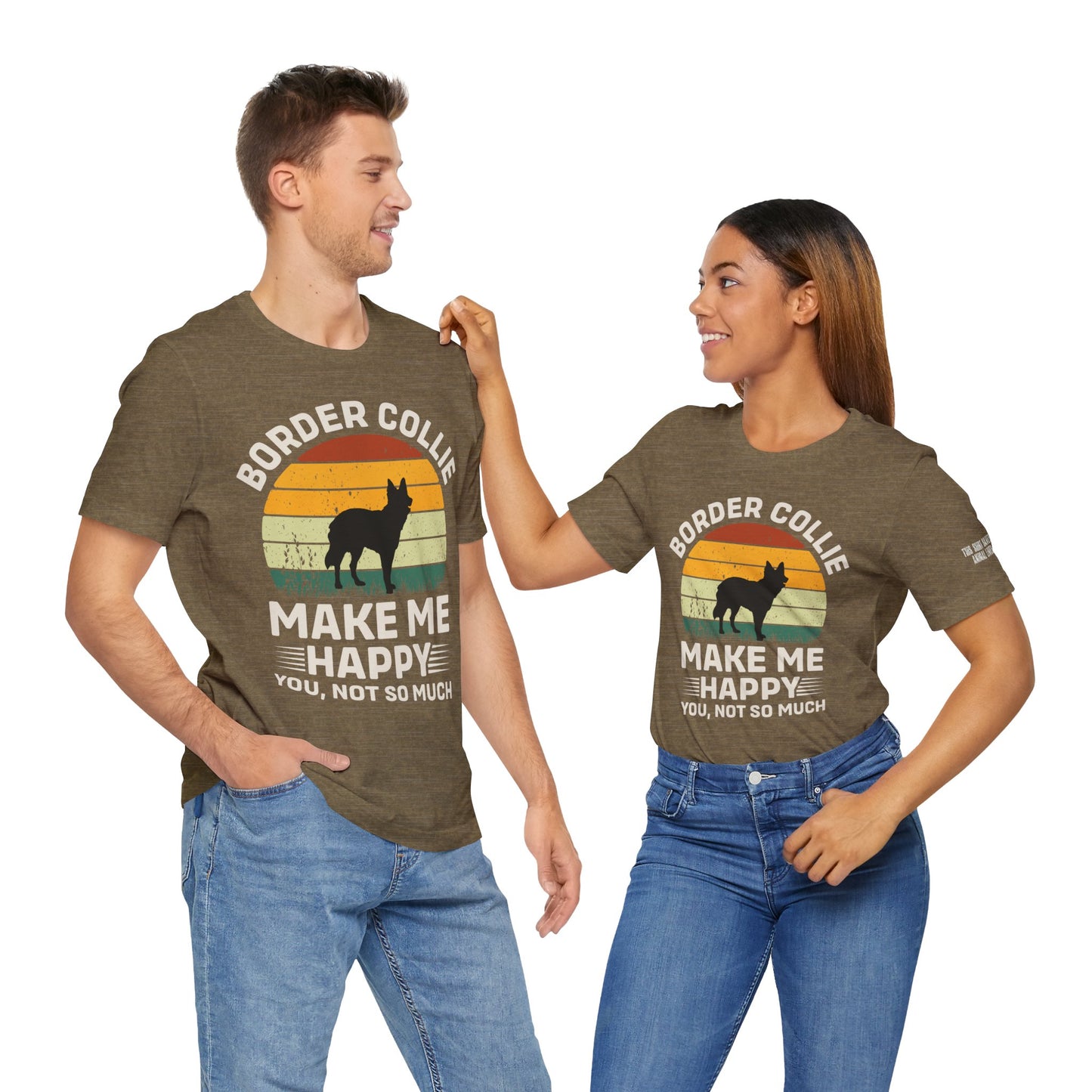 Border Collie Make Me Happy [Charity Tee]