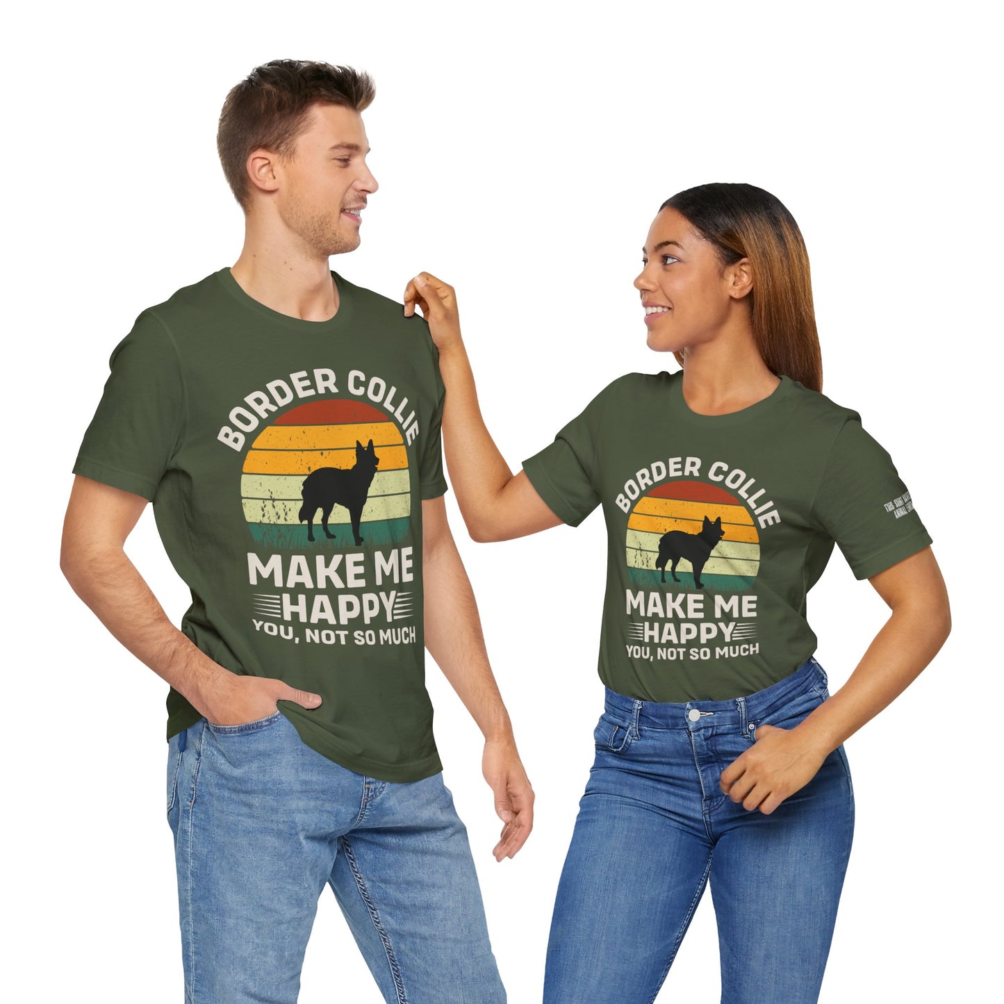 Border Collie Make Me Happy [Charity Tee]
