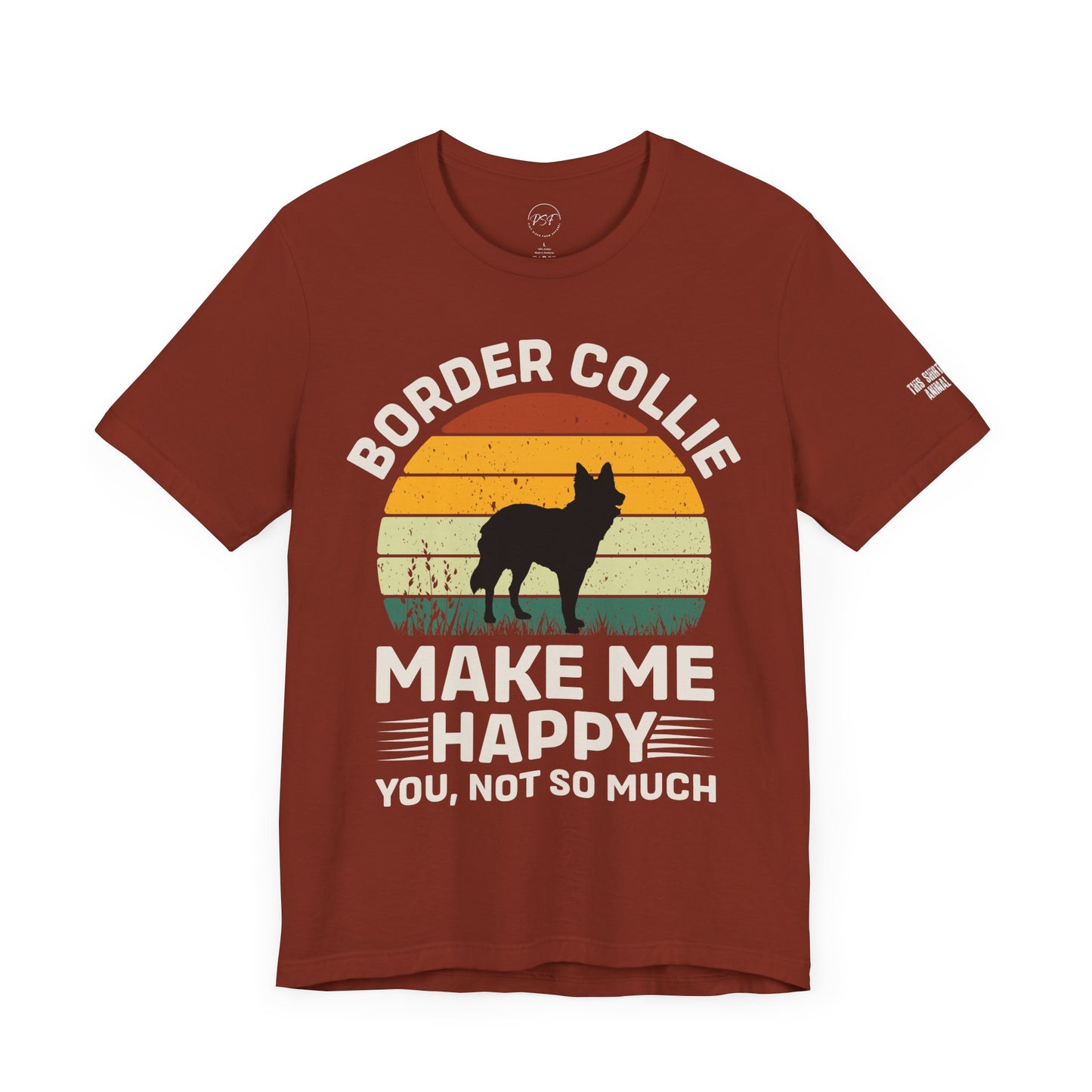Border Collie Make Me Happy [Charity Tee]
