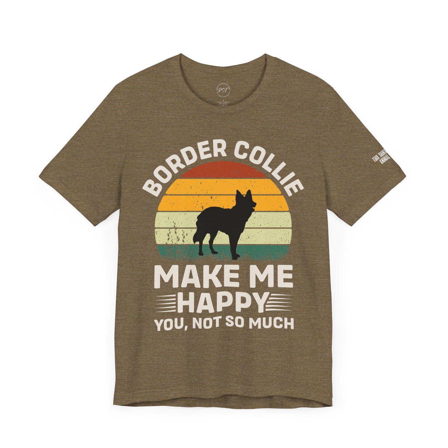 Border Collie Make Me Happy [Charity Tee]