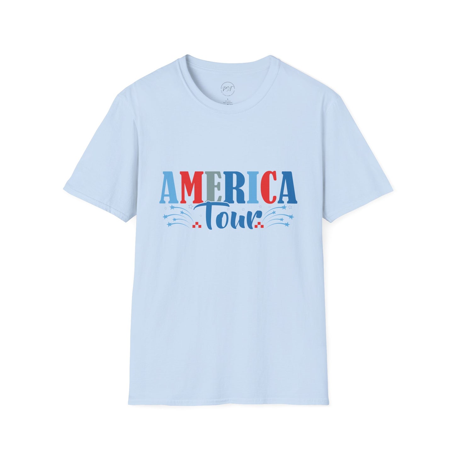 America Tour Graphic Tee - Dual Sided Print