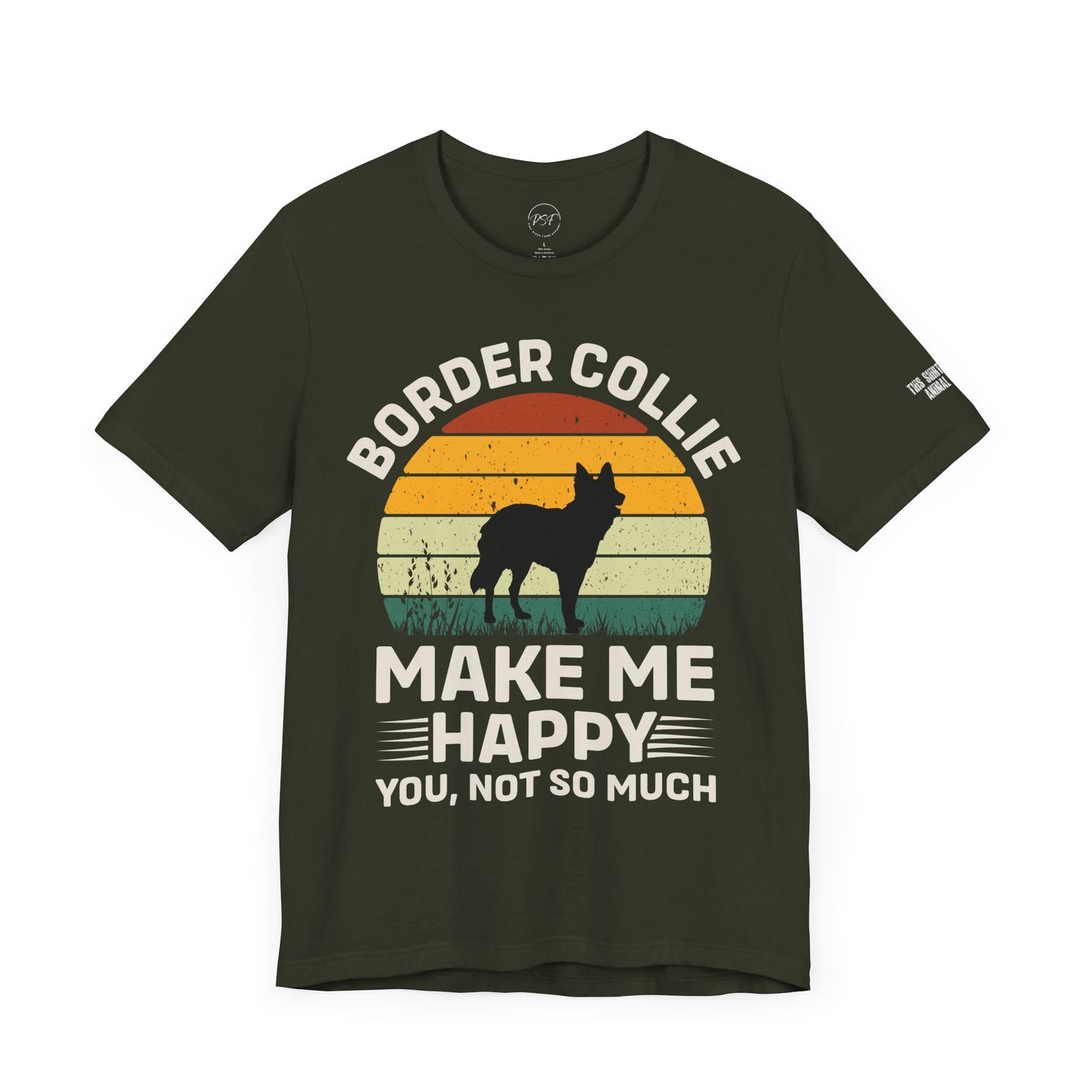 Border Collie Make Me Happy [Charity Tee]